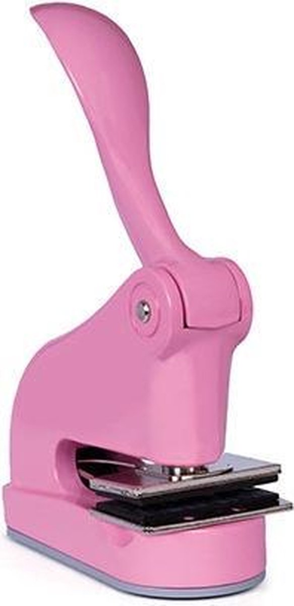 Shiny EG preegstempel | logo | 50x25mm | Roze